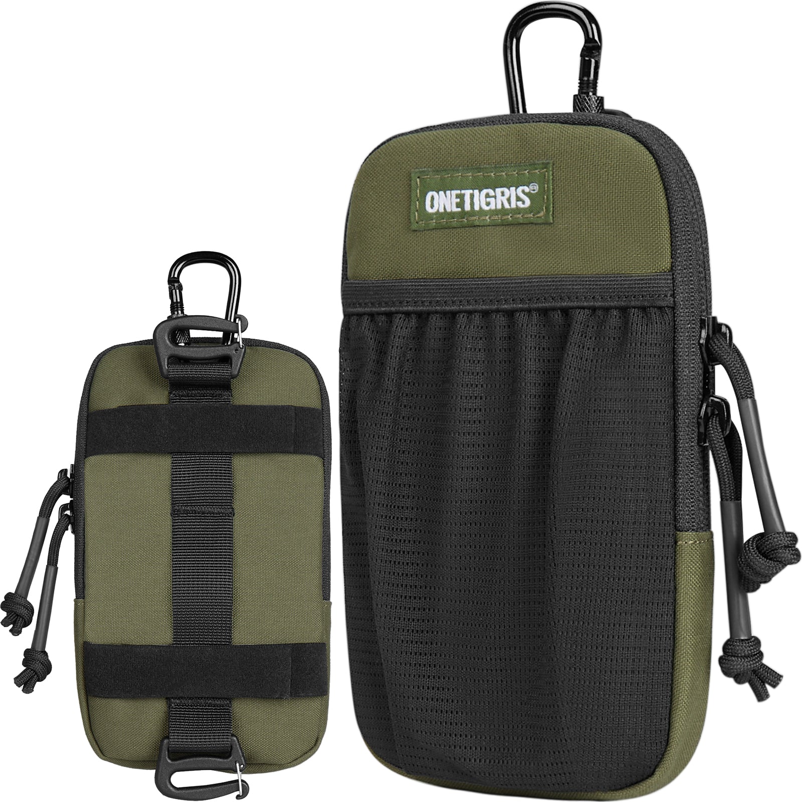 MOLLE Phone Pouch 丨 Heavy-duty carabiners & YKK zippers